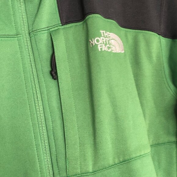 The North Face TKA Stretch Full Zip Jacket Men's XL Green Gray - Picture 6 of 8